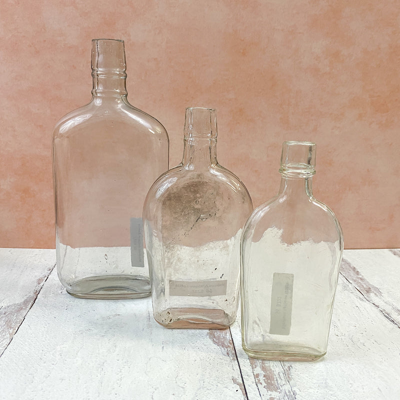 Antique Bottles - Set of 3