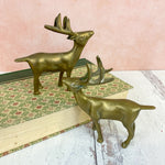 Brass Deer Figurines