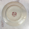 Ironstone Red Transferware Dinner Plates