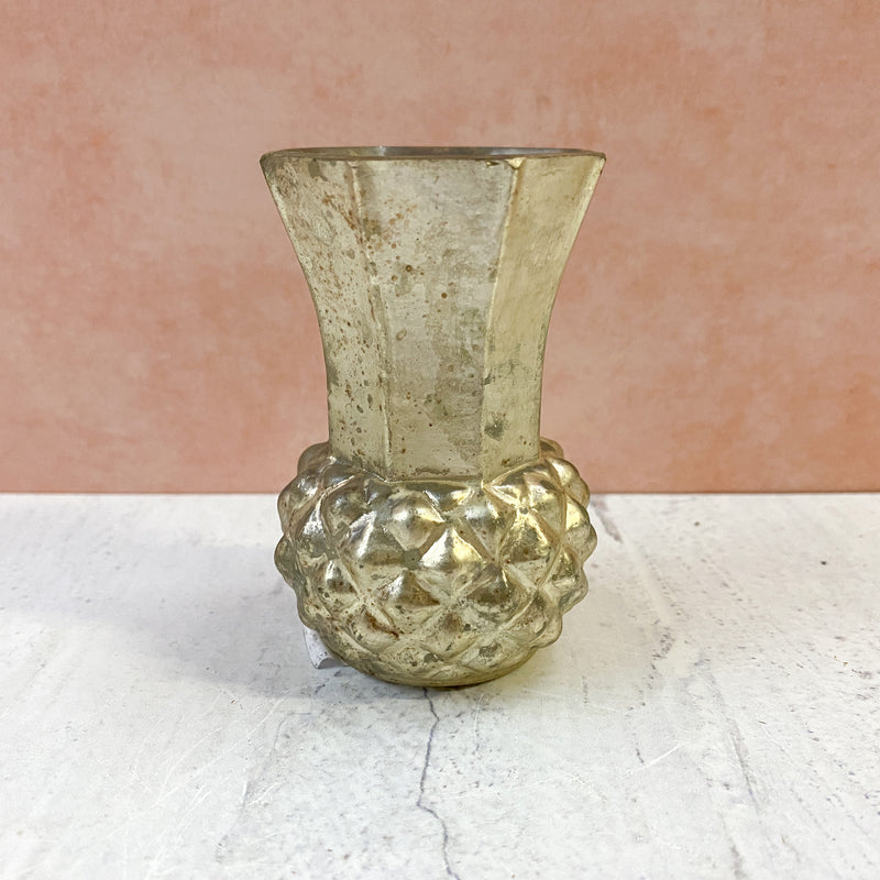 Mercury Glass Budvase